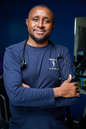 Corporate photo of a doctor