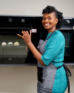 corporate branding photography of a baker