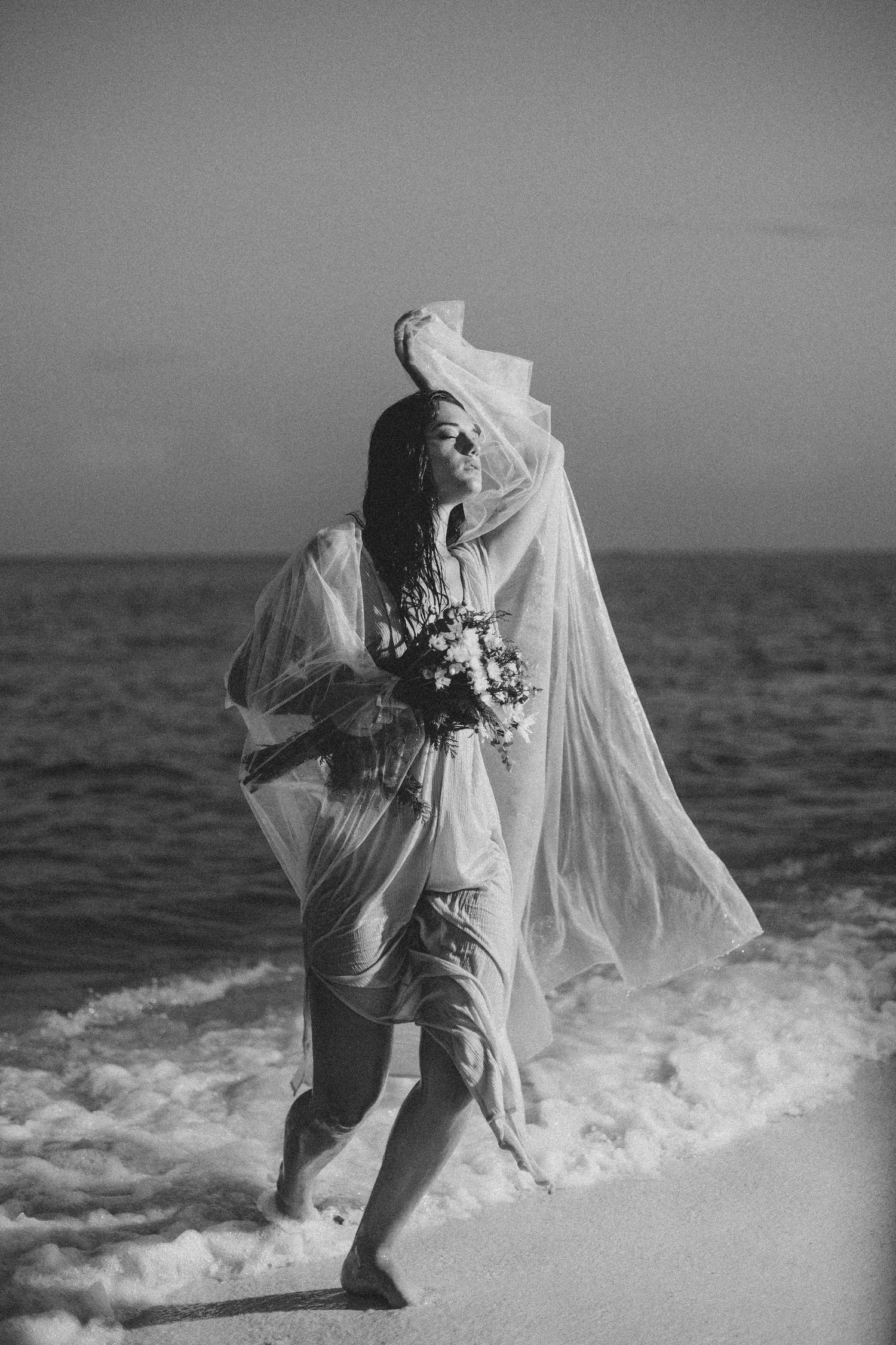 Bride portrait in Tulum