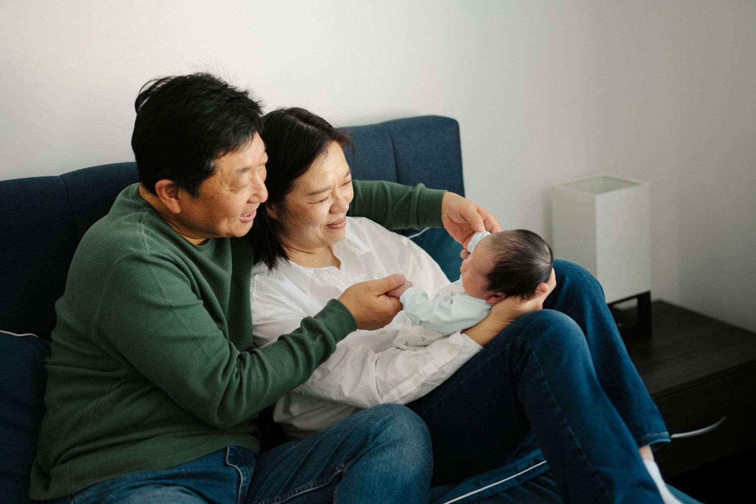 in-home newborn photos with Michelle Deppe Photography in Layton, Utah