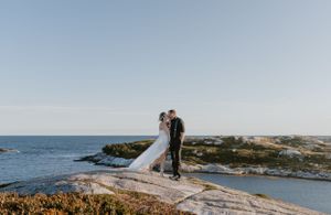 Polly's Cove, Sunset, Couple, Anniversary Session, Elopement Photographer, Halifax Photographer, Nova Scotia Photographer, Peggy's Cove