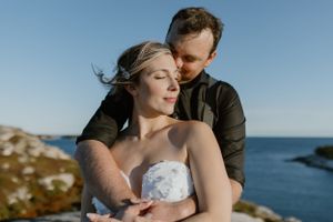 Polly's Cove, Sunset, Couple, Anniversary Session, Elopement Photographer, Halifax Photographer, Nova Scotia Photographer, Peggy's Cove