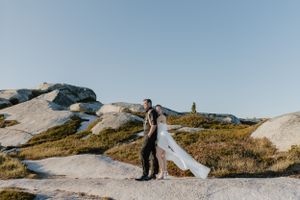 Polly's Cove, Sunset, Couple, Anniversary Session, Elopement Photographer, Halifax Photographer, Nova Scotia Photographer, Peggy's Cove