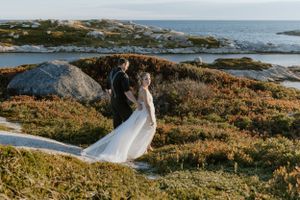 Polly's Cove, Sunset, Couple, Anniversary Session, Elopement Photographer, Halifax Photographer, Nova Scotia Photographer, Peggy's Cove