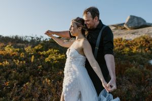 Polly's Cove, Sunset, Couple, Anniversary Session, Elopement Photographer, Halifax Photographer, Nova Scotia Photographer, Peggy's Cove