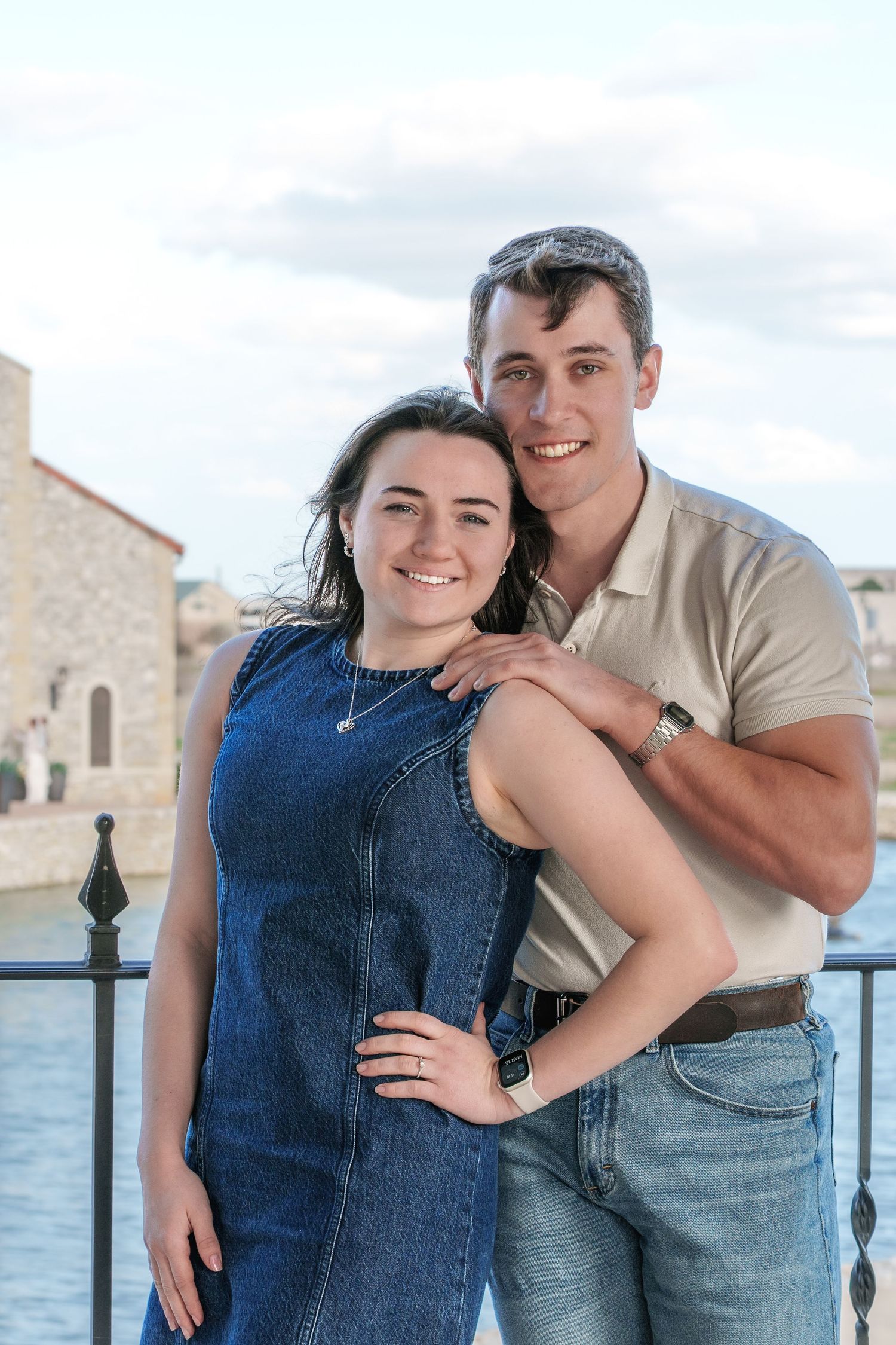 Chapel at Palacios engagement session love couple bride and groom wedding photography Fort Worth Dallas photographer Westlake Texas Entrada