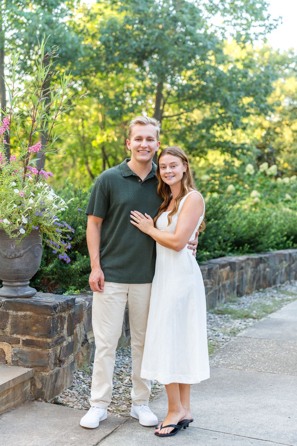 Engagement photos knoxville tennessee greensboro nc fisher park