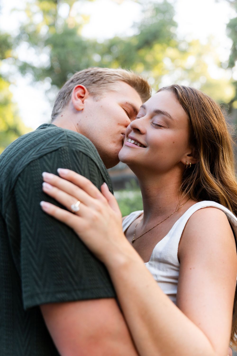 Engagement photos knoxville tennessee greensboro nc fisher park