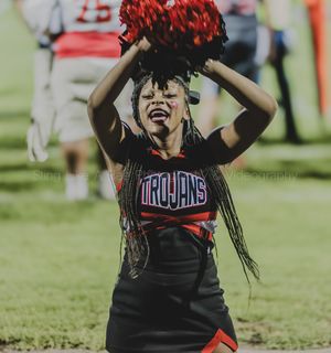 Sports photography, cheerleading