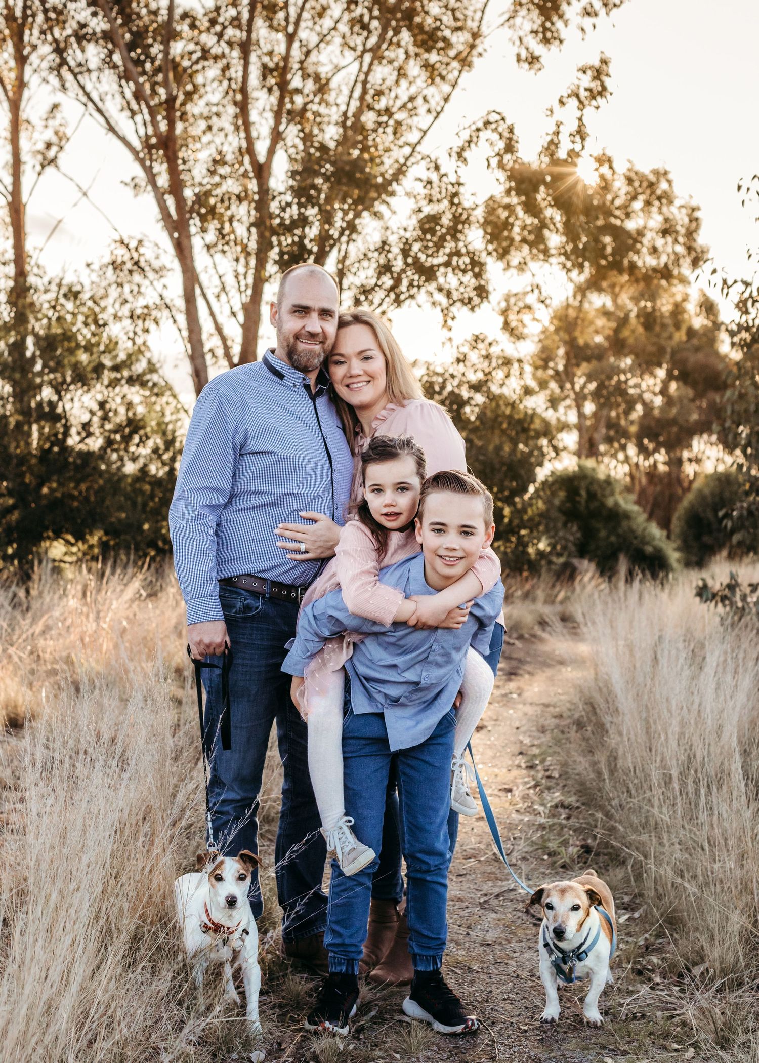 sunset family photos