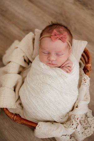 newborn photographer in salt lake city utah
wrapped newborn in studio