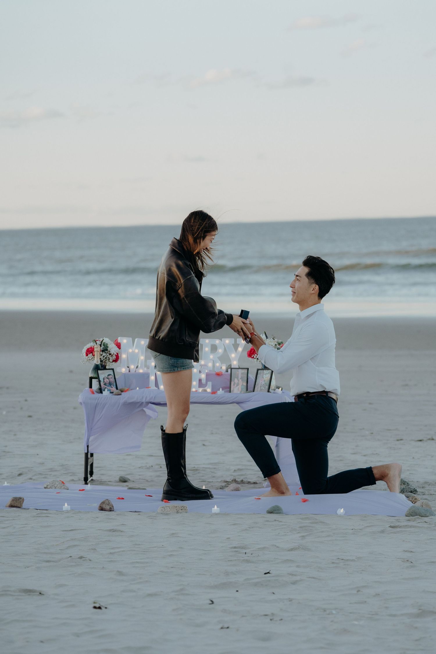Eric proposing to Emily