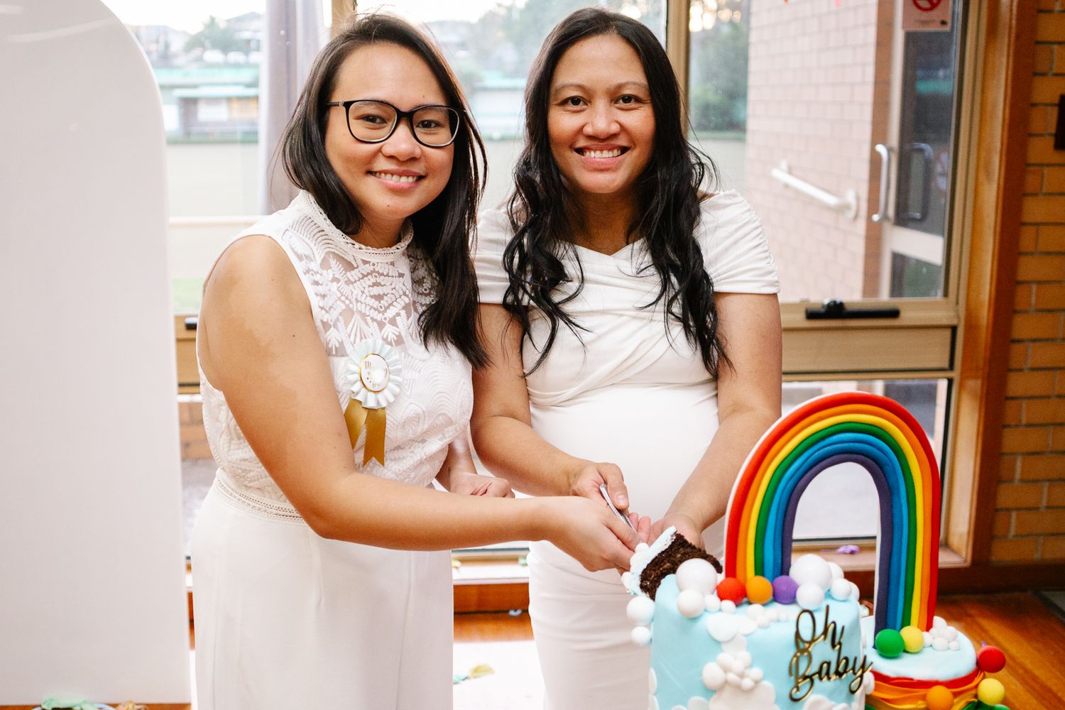 a photo of the celebrant's baby shower
