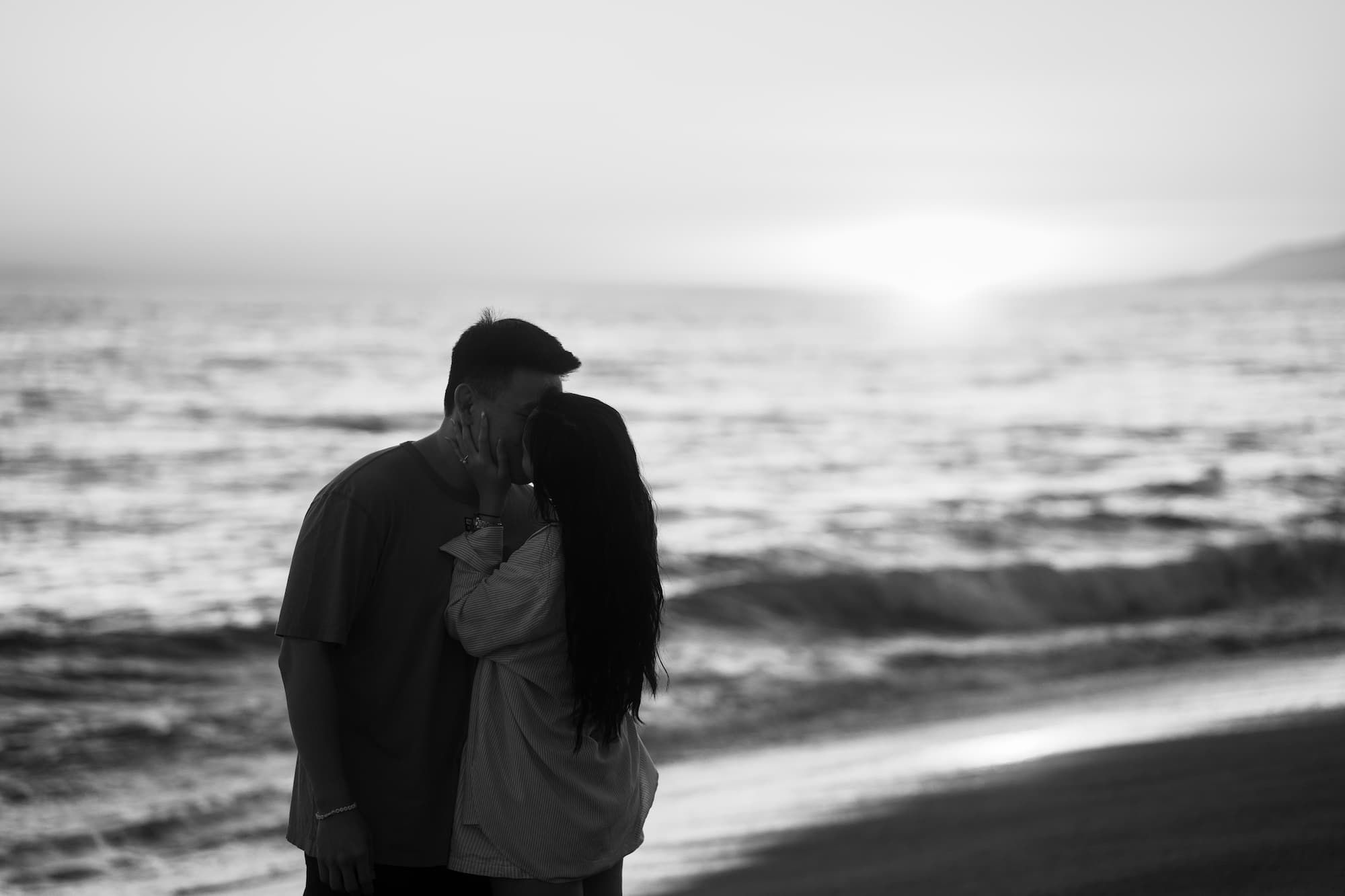 Los Angeles Film Couple Photography at the Beach | FrancisCinema