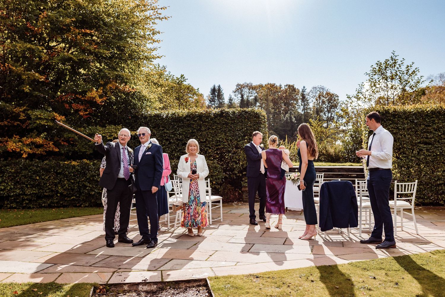 Emotional ceremony moments captured outdoors
