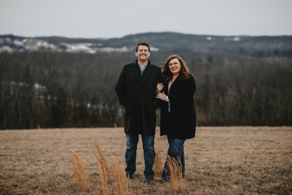 saltsburg pa photographer, winter engagement, indiana pa photographer, pittsburgh photog moody couple portraits