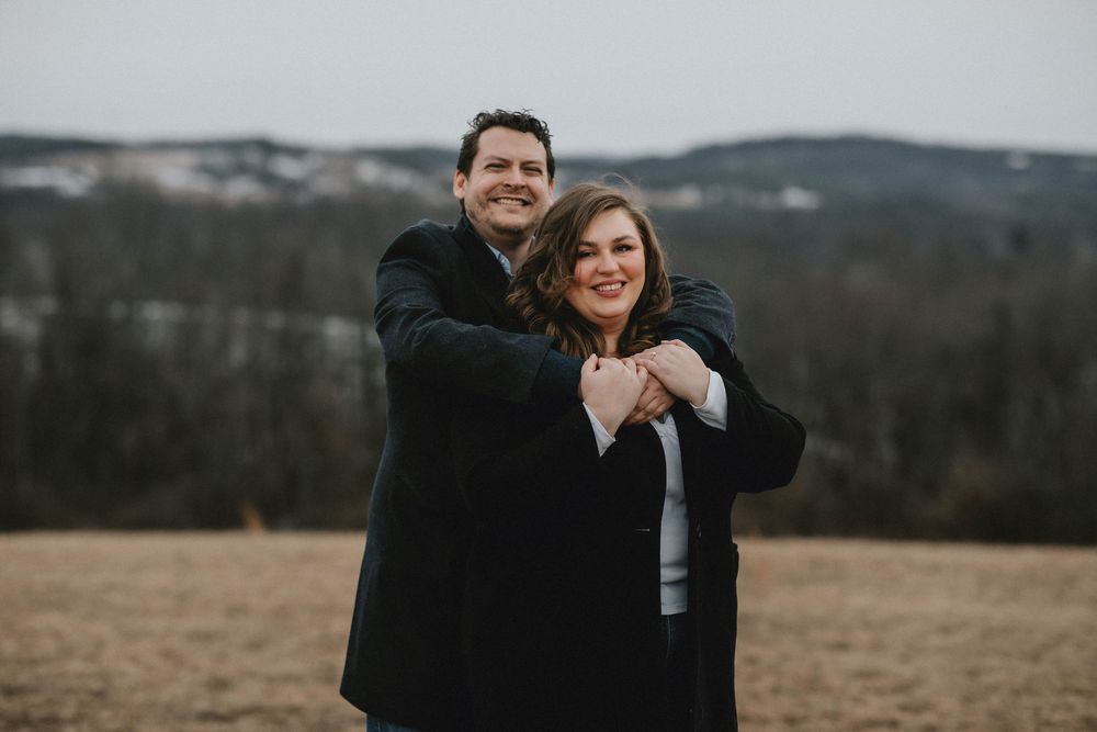 saltsburg pa photographer, winter engagement, indiana pa photographer, pittsburgh photog moody couple portraits