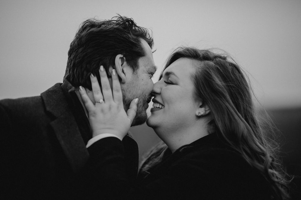 saltsburg pa photographer, winter engagement, indiana pa photographer, pittsburgh photog moody couple portraits