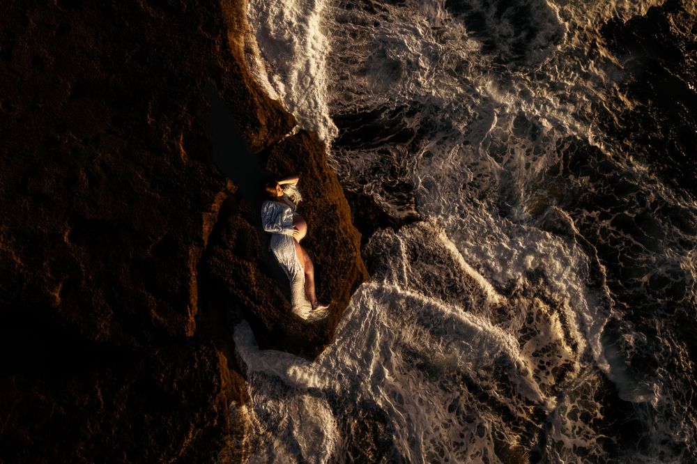 Aerial Drone Maternity Photography Shoalhaven Jervis Bay NSW