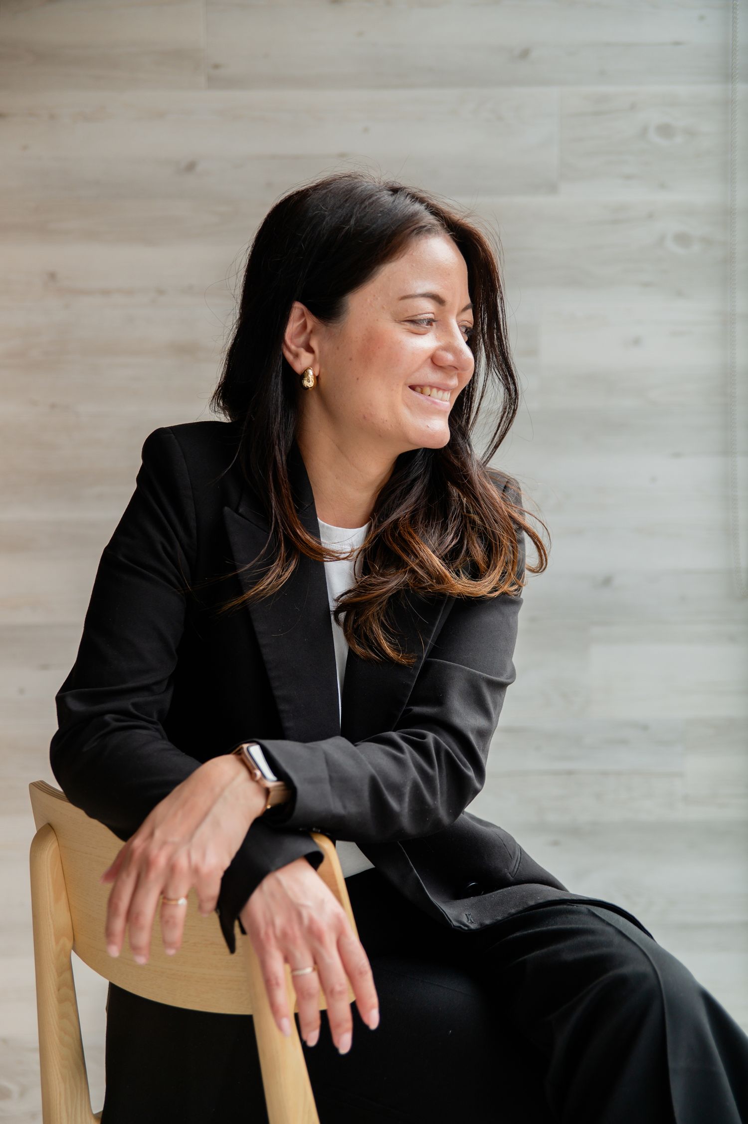 brand photography session of a female business owner in central london