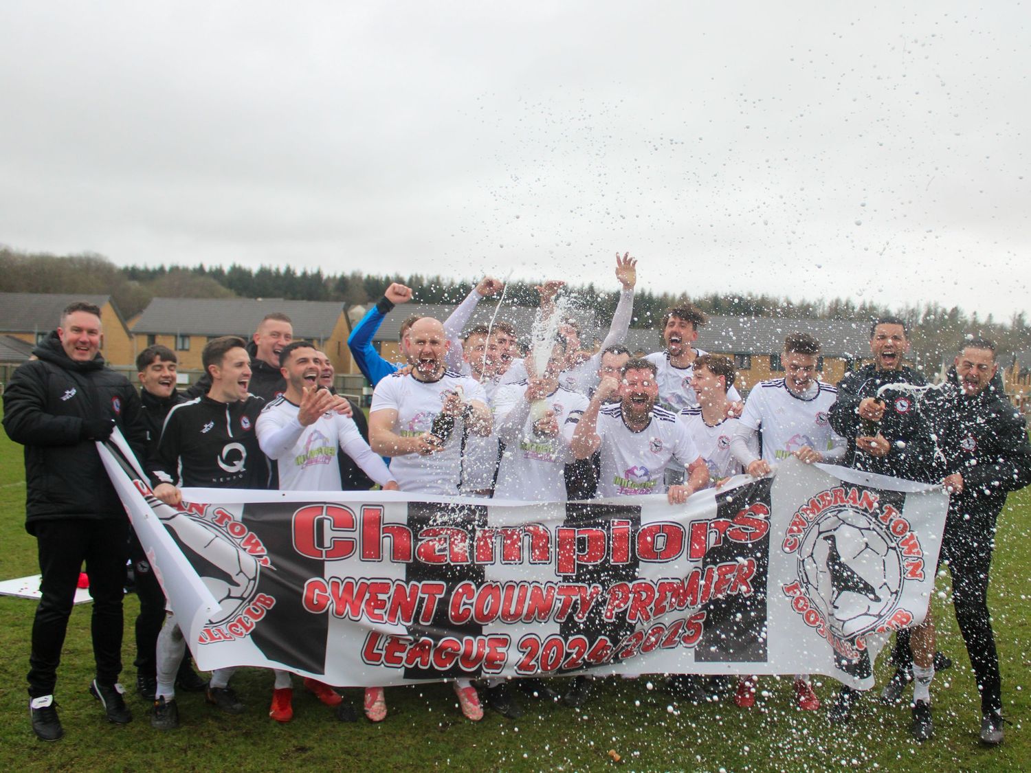 Team celebrating