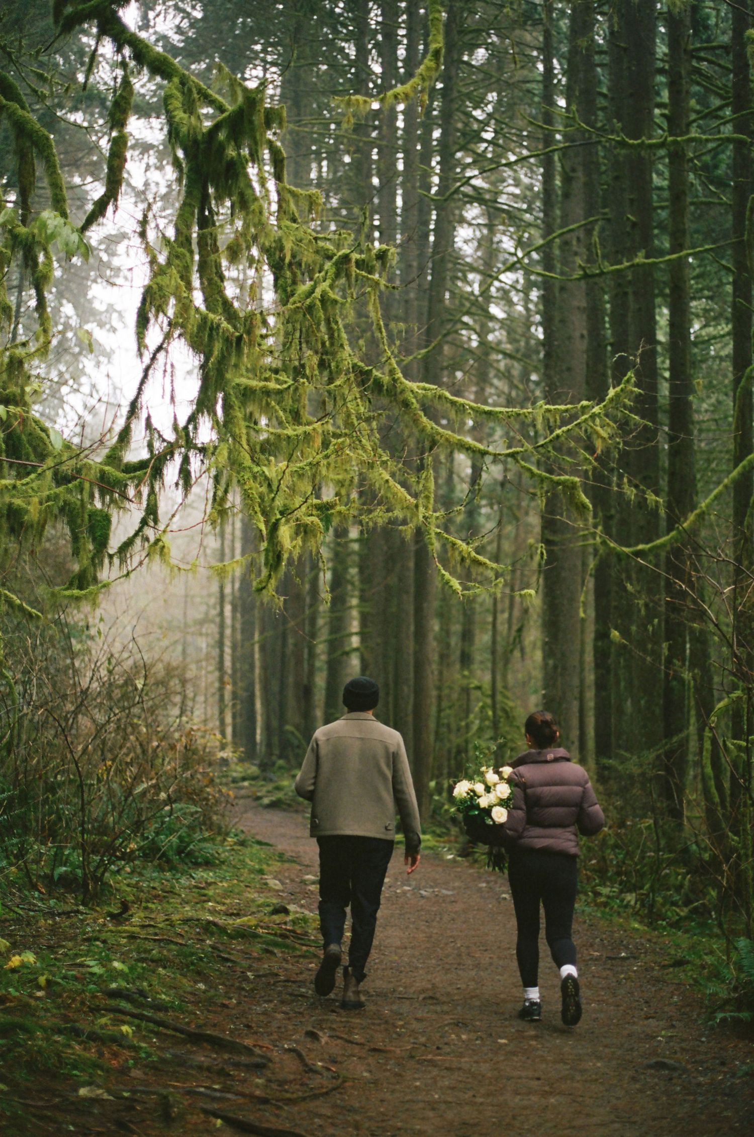 engagement photographer, north vancouver, west vancouver, rice lake, surprise engagement, film photographer