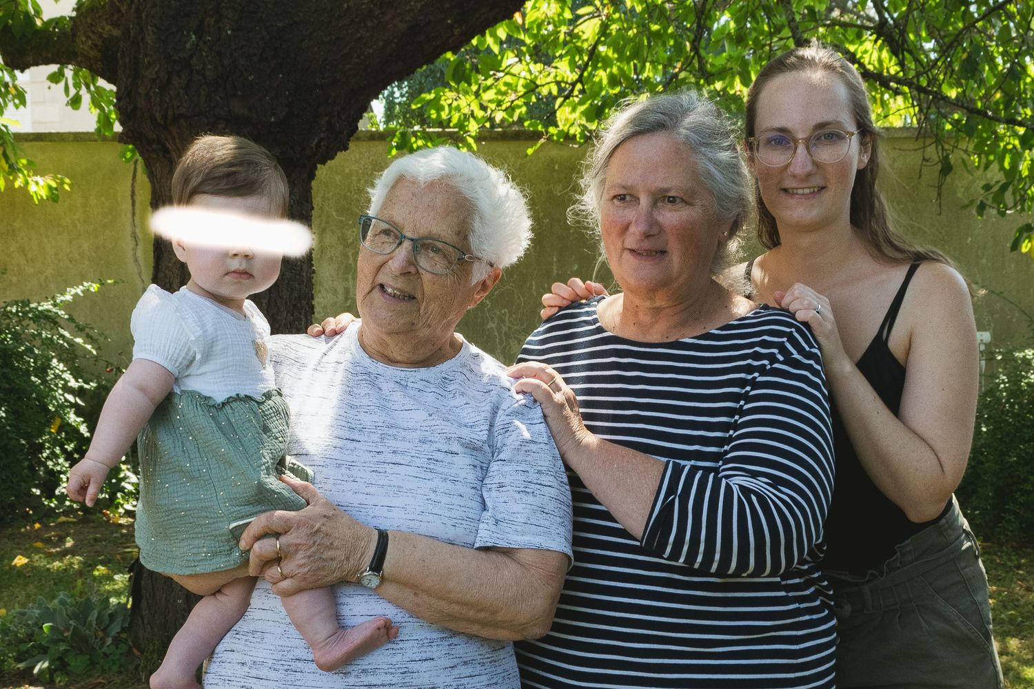 Séance photo famille intergénérationnelle