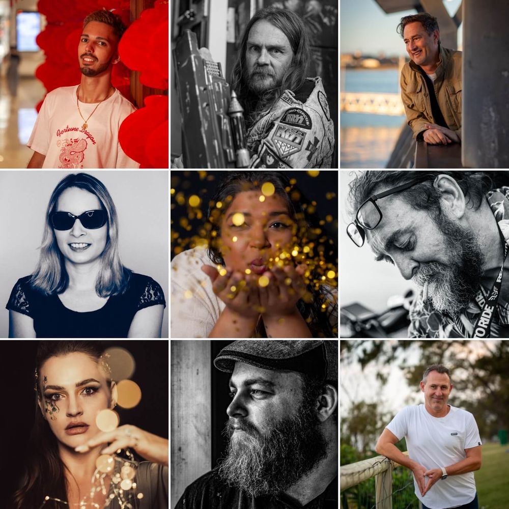 Gold Coast portrait photographer creating expressive portraits with a mix of natural light and studio control.
