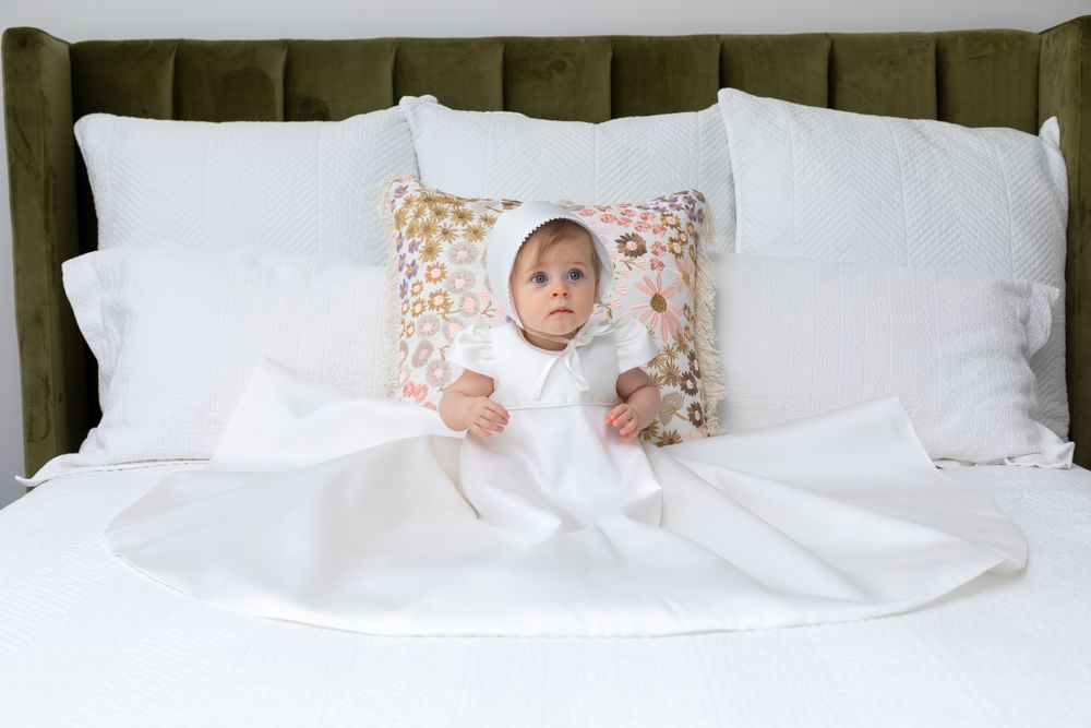 Best Christening Photography family photos in Sydney, christening gown and christening jewelry