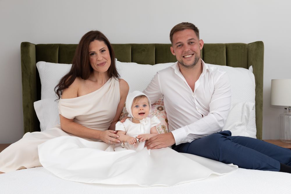 Best Christening Photography family photos in Sydney, christening gown and christening jewelry