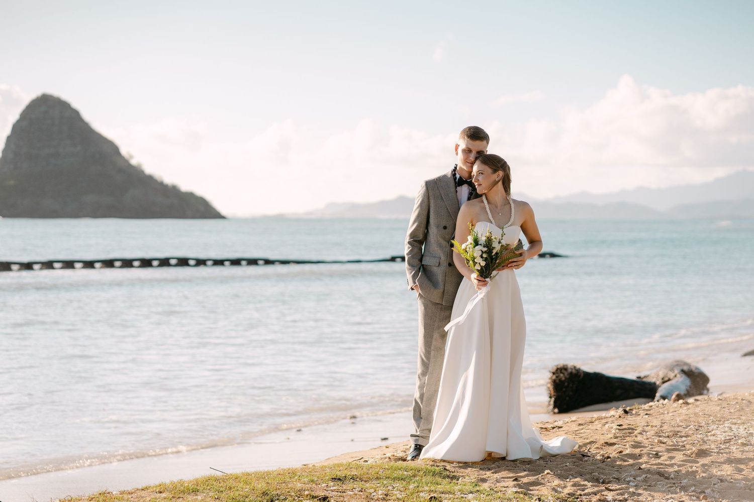 From Ukraine to Kualoa Ranch Oahu Hawaii. 
Maria and Alex Wedding Day