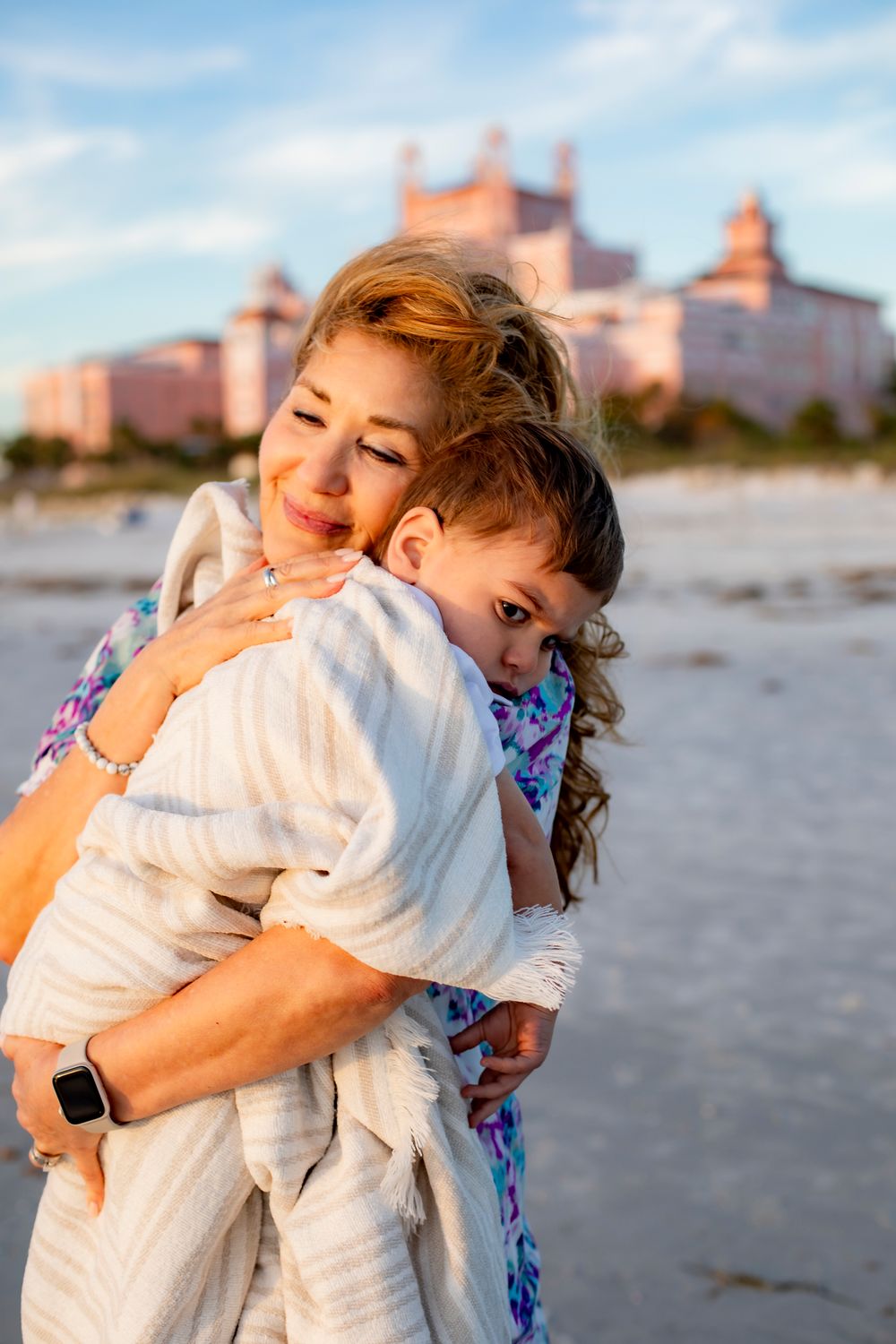 family photographer at the don cesar st pete beach sunset photo