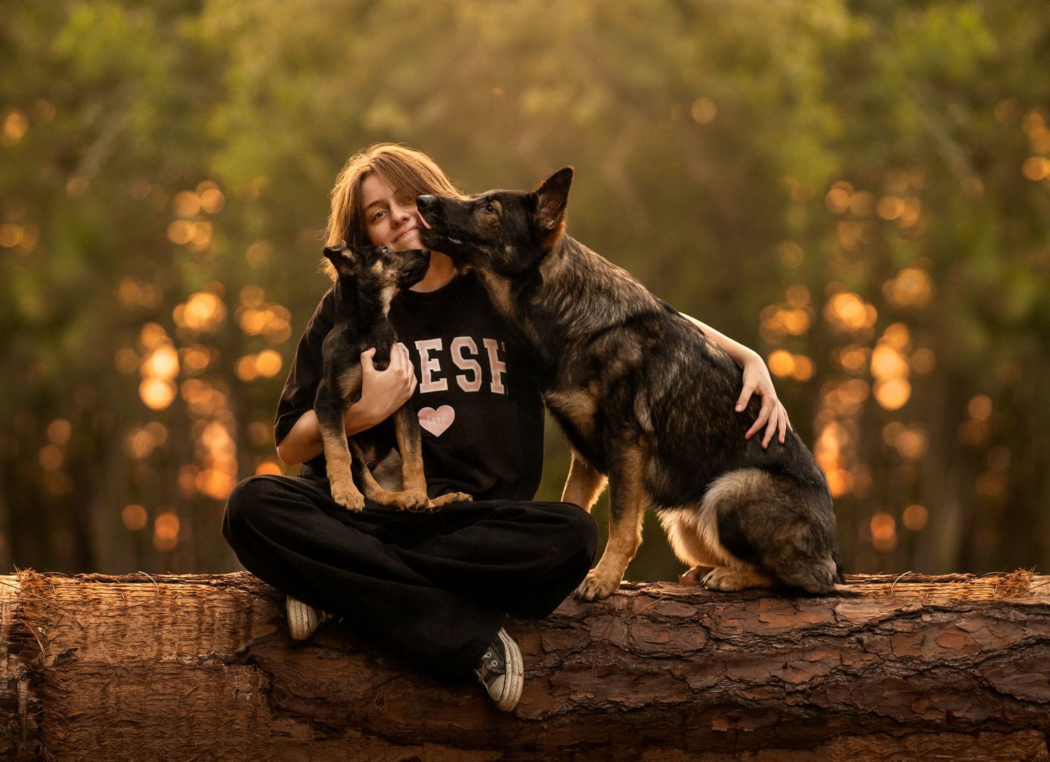 Fine art Pensacola dog photoshoot