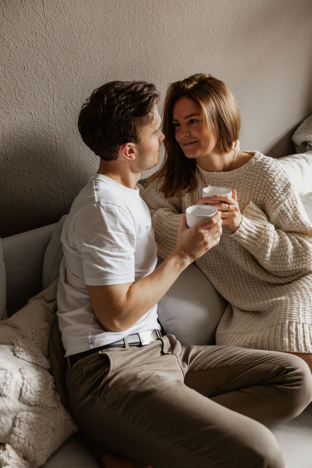 Liebespaar, Liebe, Homestory, Homeshooting, Indoor-Shooting