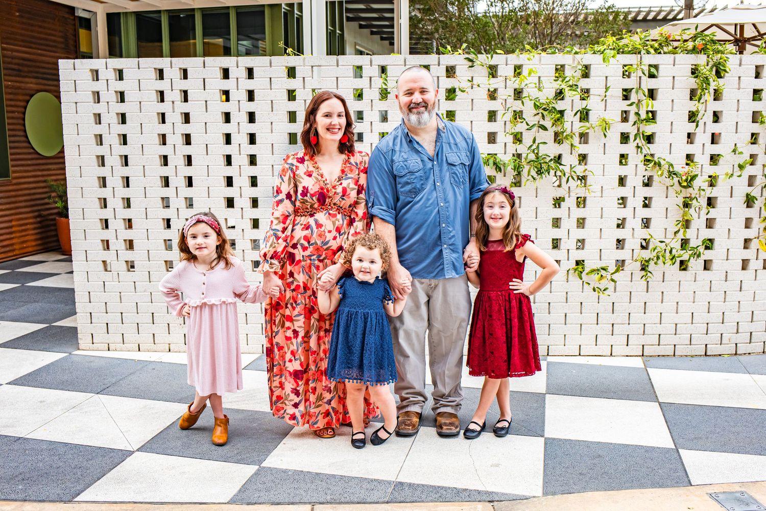 San Antonio family portraits at the Historic Pearl Brewery.