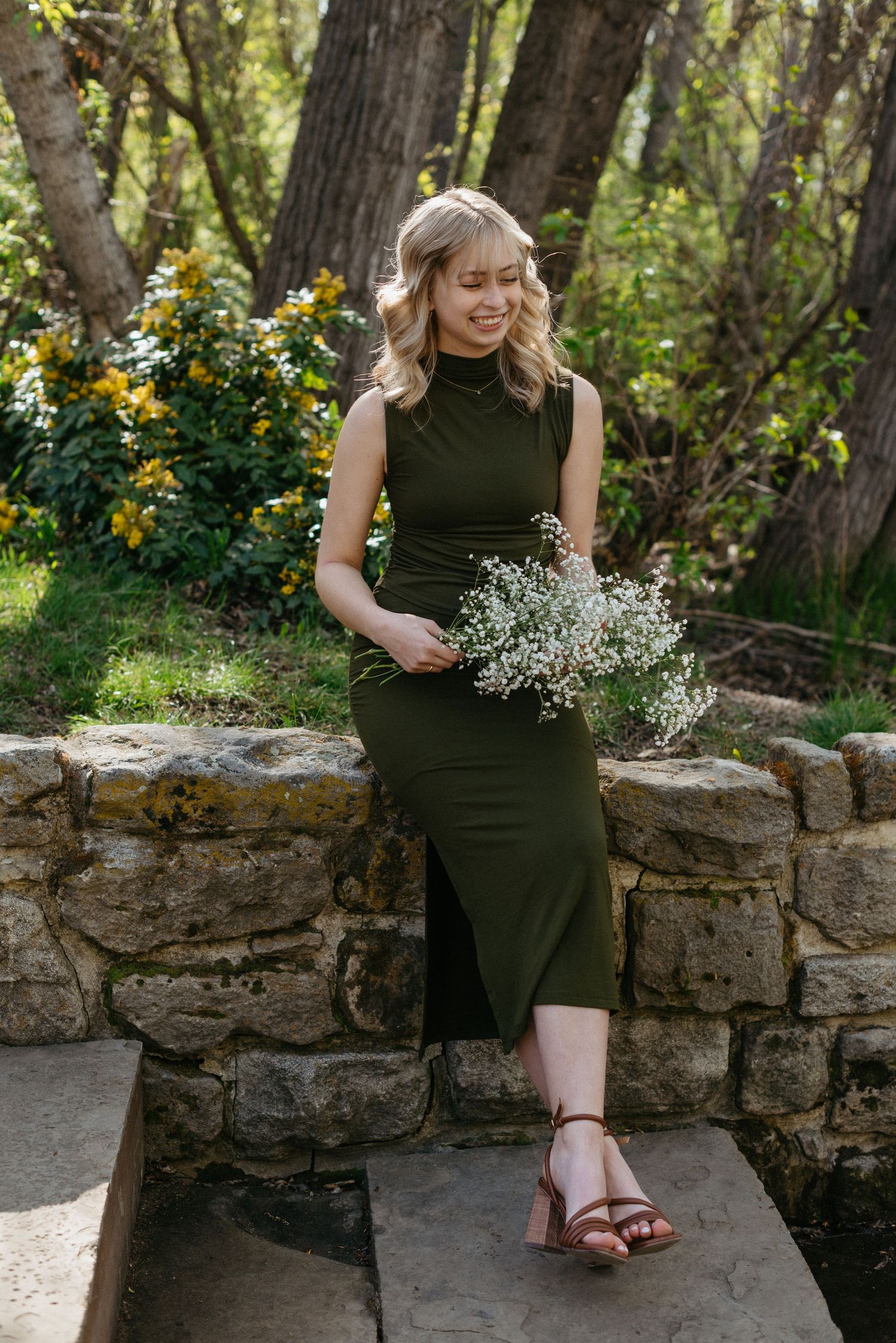 senior photos spring time boise