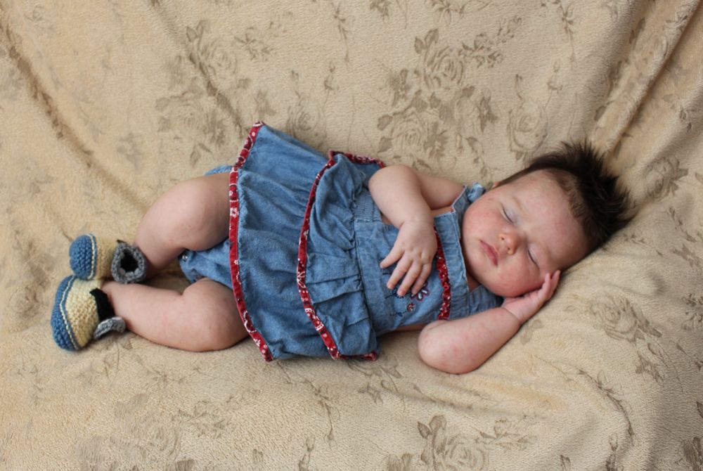 Baby picture taken by Rhonda Kay Photography.