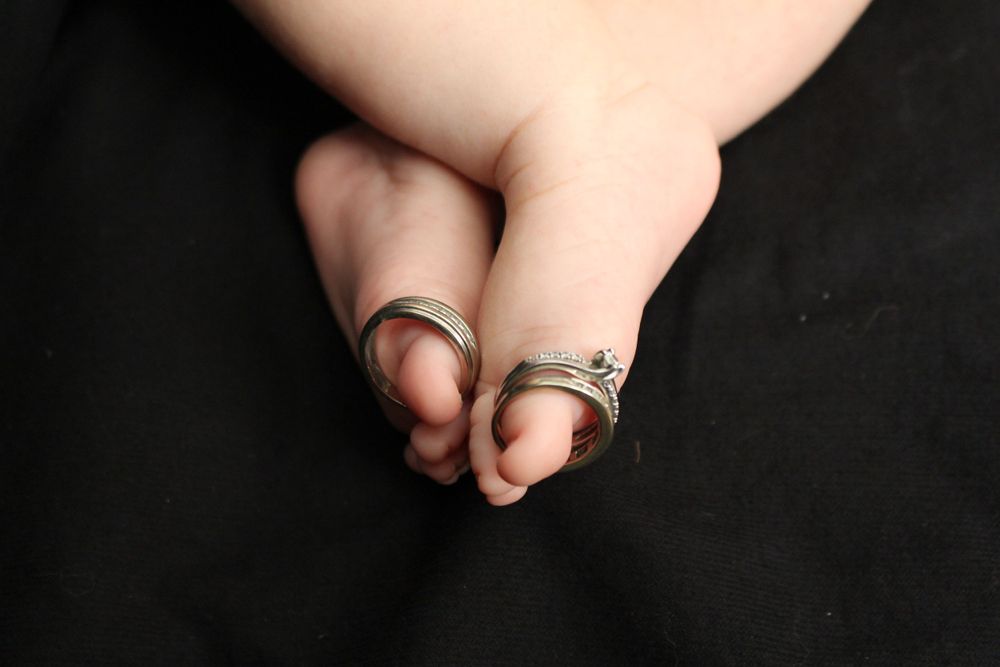 Baby picture taken by Rhonda Kay Photography.