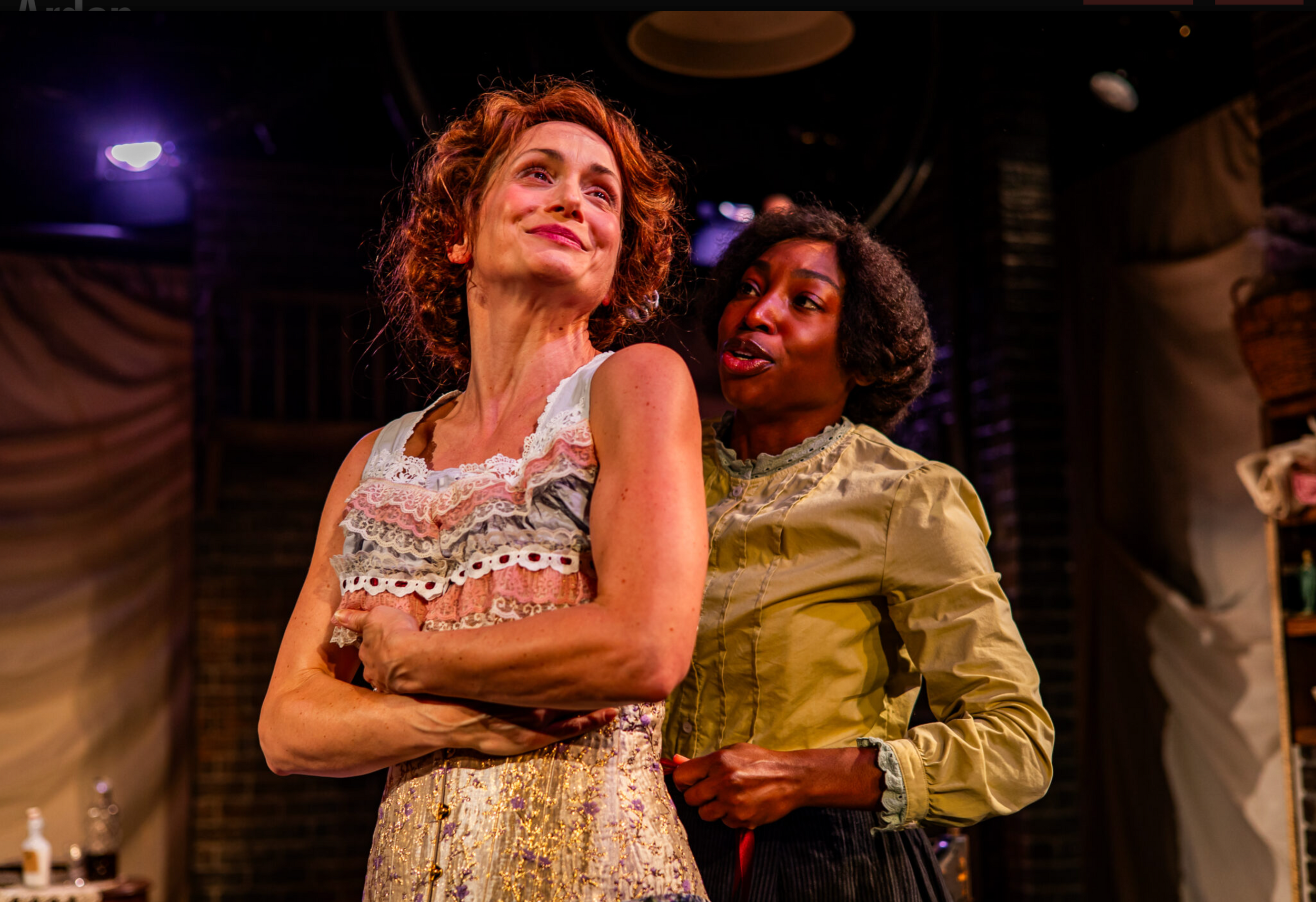 "Julianna Zinkel is a Philadelphia-based actress with extensive theater experience, including roles in Intimate Apparel, Hurricane Diane, an