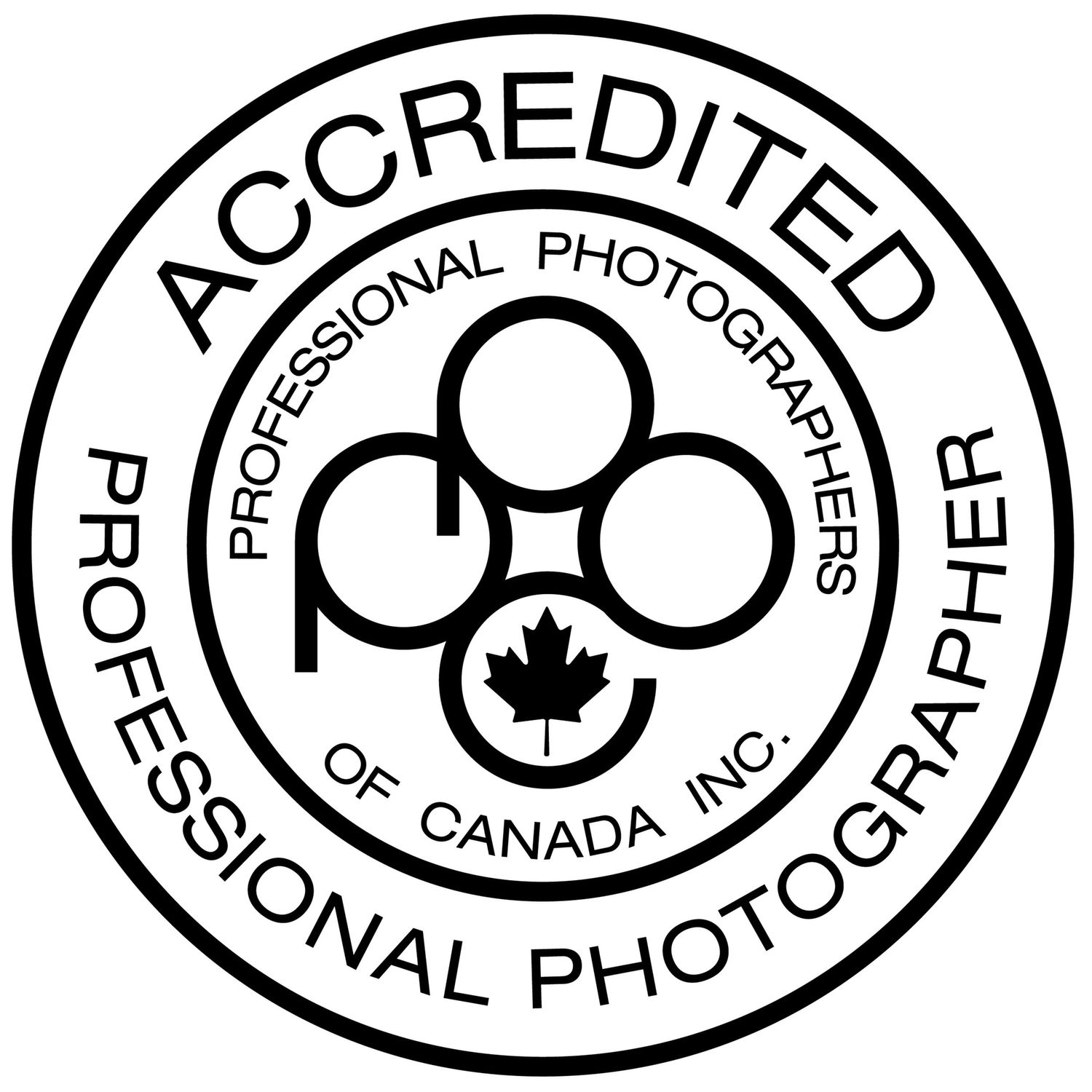 Professional Photographers of Canada Accreditation Seal