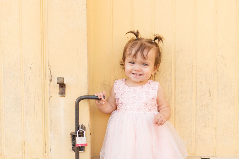 One Year Old Cake Smash at Heritage Square in Phoenix, Arizona by Jen Lynn Studios.