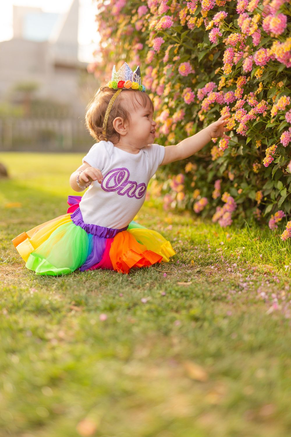One Year Old Cake Smash at Heritage Square in Phoenix, Arizona by Jen Lynn Studios.