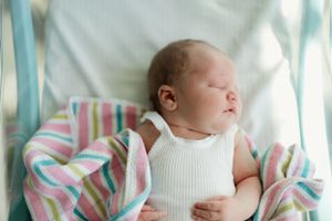 Fresh 48 Newborn session. in hospital newborn photography