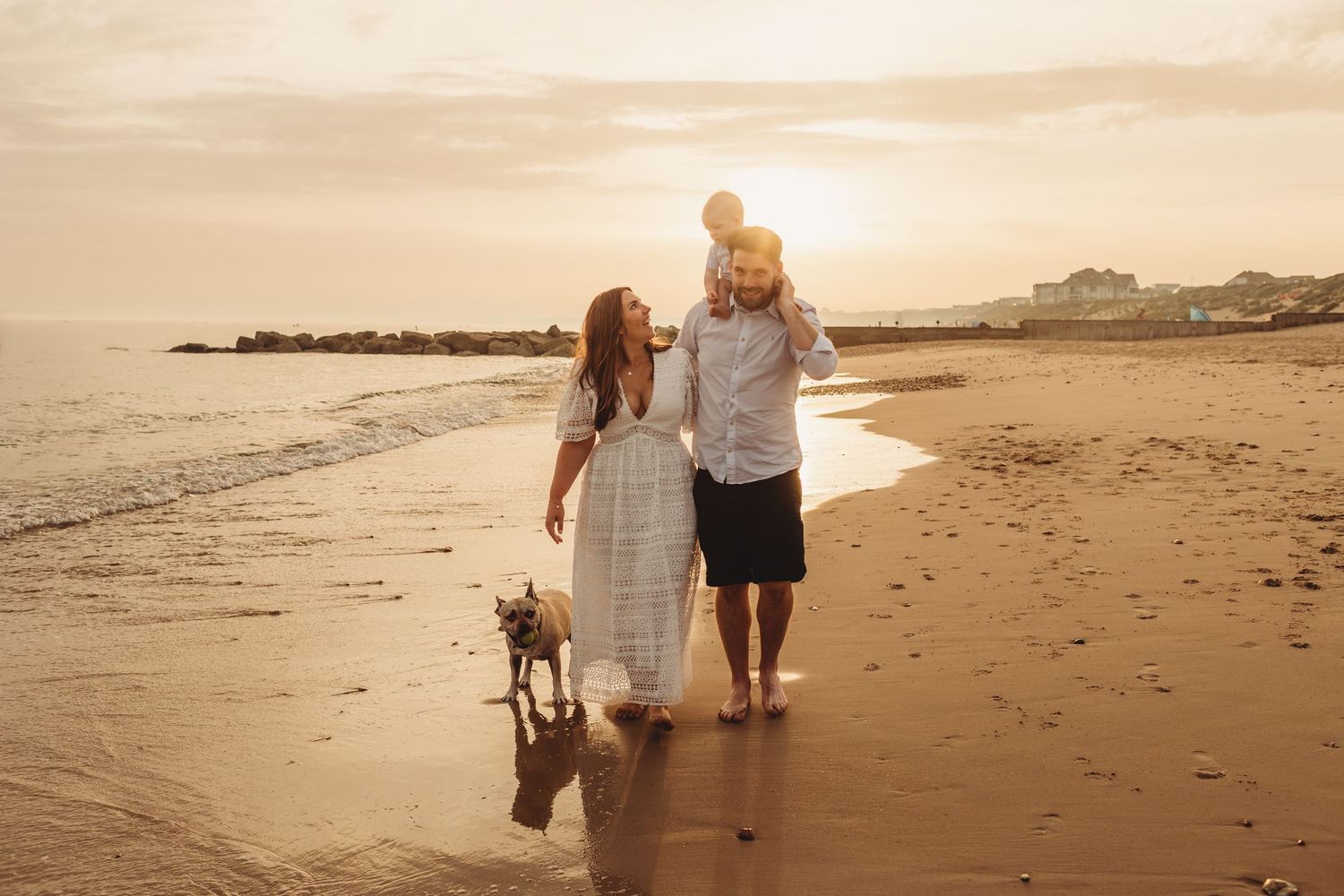 Hengistbury Head family photoshoot
