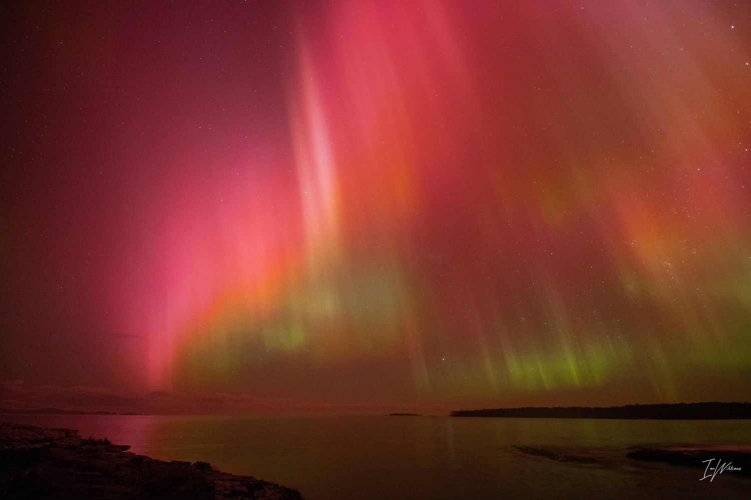 Aurora Australis, Tasmania, 11 May 2024
