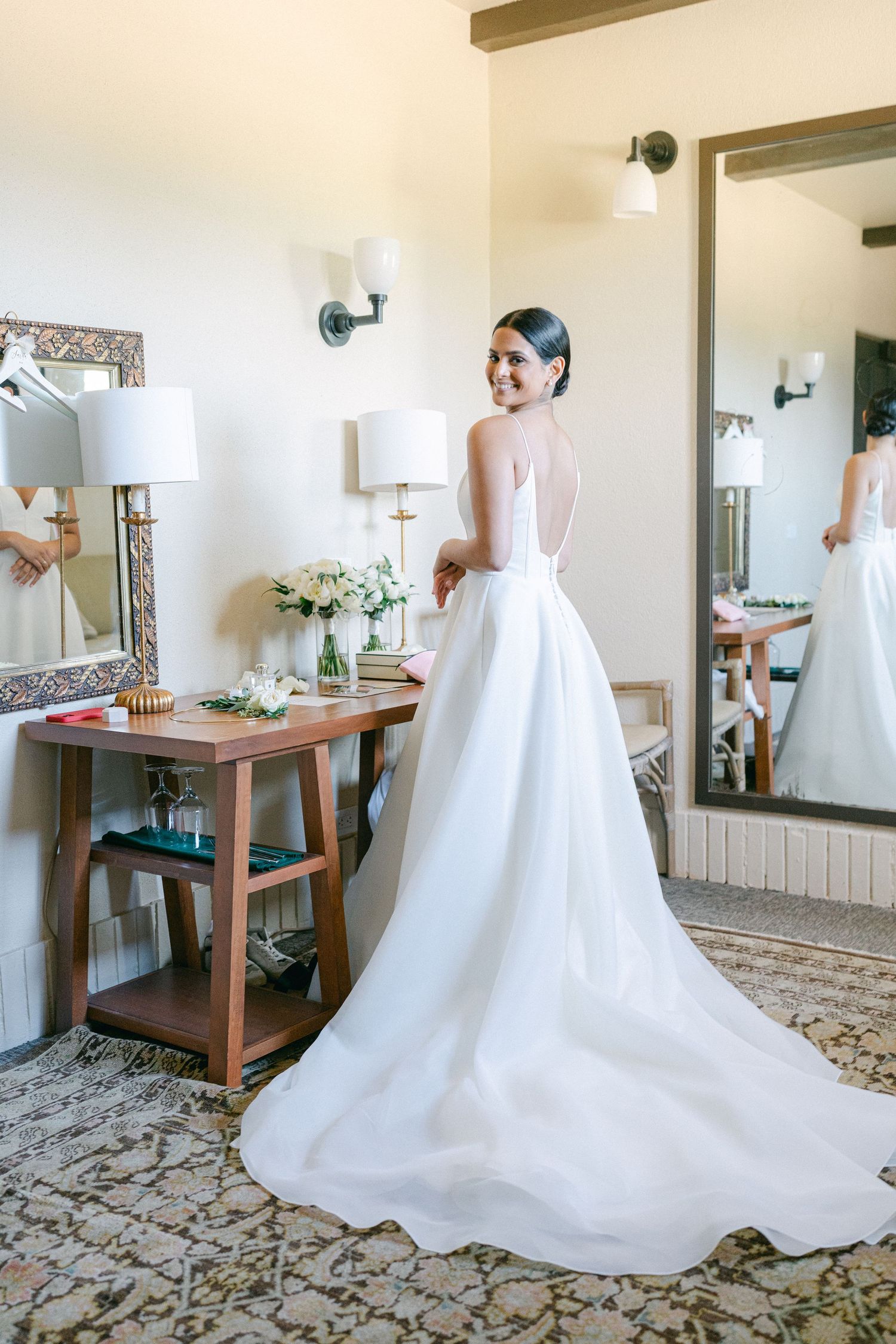 Annie Strever Wedding Editorial Fine Photography Lott Hall Herman Park Houston Texas Country Club Getting ready bridal