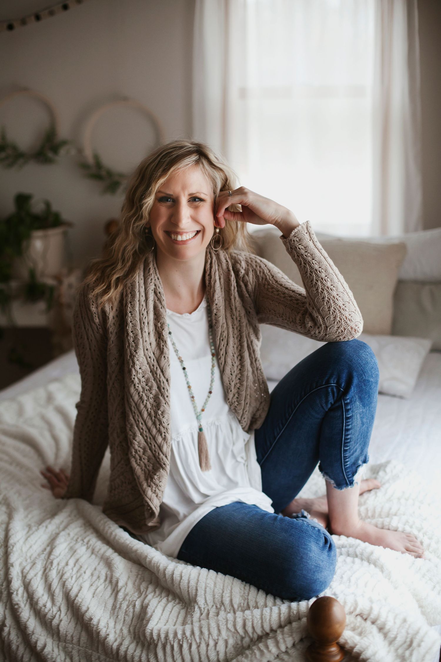 Michele McCoy, portrait and wedding photographer, at her Mountain Home, Arkansas studio