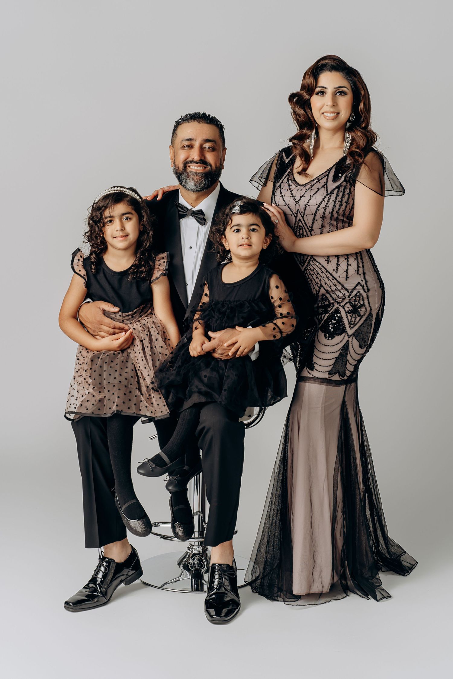 luxury family photos in studio coquitlam