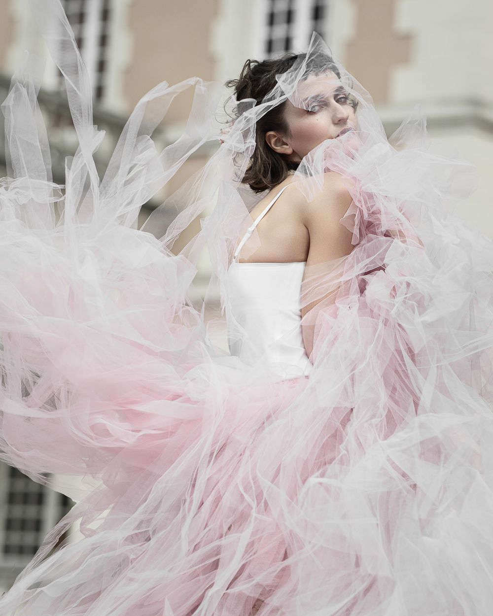 Stylish photoshoot in Paris