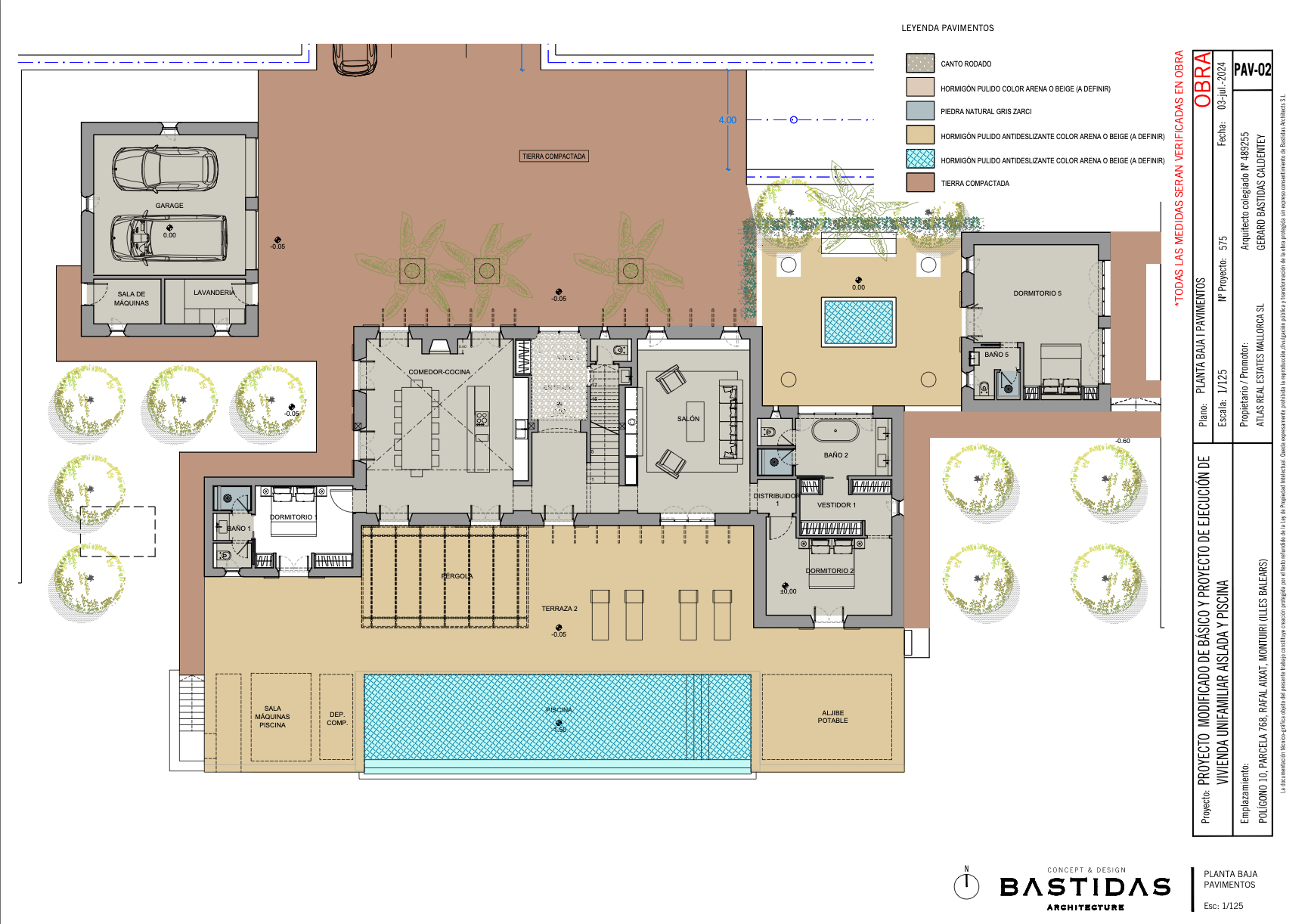 Architectural floor plans showing multiple residential layouts with detailed room arrangements and dimensions.